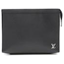 Louis Vuitton Taiga Leather Pochette Voyage Clutch