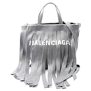 Balenciaga Leather Laundry Cabas XS Handbag