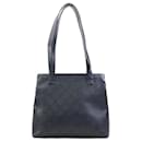 Chanel Black Grained Calfskin Shoulder Bag