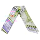 Hermès Blue Epaulettes de Gala Silk Twilly Scarf