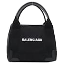 Balenciaga Navy Cabas XS Handbag