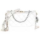 CHANEL White Leather Bag - 102703 - Chanel