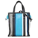 Balenciaga Blue XS Lambskin Bazar Shopper Satchel