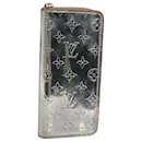 LOUIS VUITTON Monogram mirror Zippy Wallet Vertical Silver M80808 LV Auth 133674 - Louis Vuitton