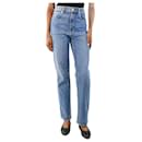 Blue straight-leg jeans - size UK 8 - Autre Marque