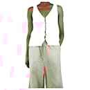 White button down knit vest - size XS - Autre Marque