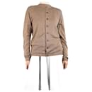 Brown cotton sweater and cardigan set - size UK 10 - Autre Marque