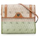 Dior Brown Honeycomb Coated Canvas Crossbody