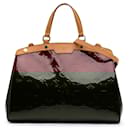 Louis Vuitton Red Monogram Vernis Brea MM