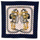 Hermès White Brides de Gala Love Silk Scarf