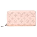 Louis Vuitton Pink Monogram Mahina Zippy Wallet