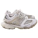 Balenciaga Track Sneakers in White Polyurethane