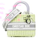 Dior Brown Medium Oblique Wicker Lady Dior