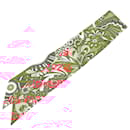 Hermès Orange L'Ivresse De L'Infini Silk Twilly Scarf