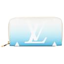 Louis Vuitton Blue Monogram Giant By The Pool Zippy Wallet