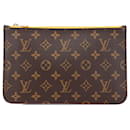 Louis Vuitton Brown Monogram Neverfull Pouch