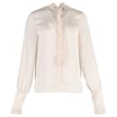 Philosophy di Lorenzo Serafini Ruffle Blouse in Cream Polyester - Autre Marque