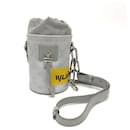 Louis Vuitton White Monogram Chalk Nano Drawstring Bucket Shoulder Bag