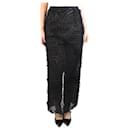 Black mesh skirt - size UK 12 - Autre Marque