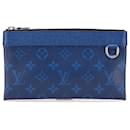 Louis Vuitton Blue Monogram Taigarama Pochette Discovery PM