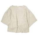 CLANE SQUARE SLEEVE SHORT TOPS Rayon Blend Top - Autre Marque