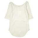 CLANE RIB DEEP NECK TOPS Cotton Polyester Tops - Autre Marque