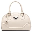 Louis Vuitton White Epi Bowling Montaigne GM