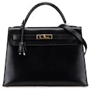 Hermès Black Box Calf Kelly II Sellier 32