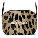 Balenciaga Everyday Camera Bag XS Leopard Print