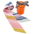 Écharpe en soie Twilly Ex-Libris d'Hermès