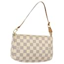 LOUIS VUITTON Damier Azur Pochette Accessoires Pouch N51986 LV Auth 138755 - Louis Vuitton