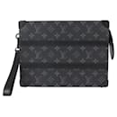 Louis Vuitton Monogram Eclipse Clutch Bag