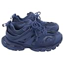  Balenciaga Track Sneakers in Navy Blue Polyurethane