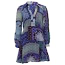  Rixo Patchwork Mini Dress in Multicolor Viscose - Autre Marque
