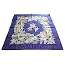 Hermès square 'The Intruder' worn only once with its box