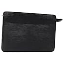 LOUIS VUITTON Epi Pochette Homme Clutch Bag Black Noir M52522 LV Auth 139251 - Louis Vuitton