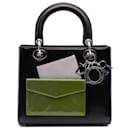 Dior Black Medium Calfskin Pockets Lady Dior