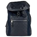 Gucci Navy Leather Backpack