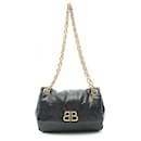 Balenciaga MONACO Leather Shoulder Bag