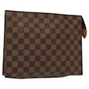 LOUIS VUITTON Damier Ebene Posh Toilette 26 Pouch N47543 LV Auth 137581 - Louis Vuitton