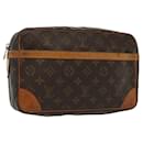 LOUIS VUITTON Monogram Compiegne 28 Clutch Bag M51845 LV Auth 137738 - Louis Vuitton