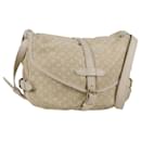 LOUIS VUITTON Monogram Mini Lin Saumur PM Shoulder Bag Ivory M95314 Auth 136978 - Louis Vuitton