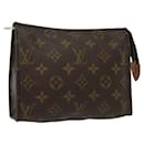 LOUIS VUITTON Monogram Poche Toilette 19 Pouch M47544 LV Auth 130709 - Louis Vuitton