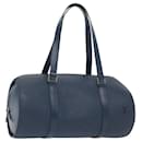 LOUIS VUITTON Epi Soufflot Hand Bag Myrtille M5286G LV Auth 137362 - Louis Vuitton