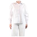 White striped shirt - size UK 12 - Autre Marque