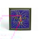 VINTAGE HERMES POWDER COMPACT FIREWORKS 150 YEARS 1987 DUCHENE GOAT LEATHER - Hermès