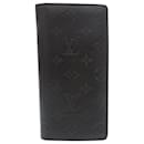 Louis Vuitton Portefeuille Brazza Monogram Shadow Long Wallet