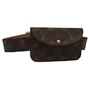 LOUIS VUITTON Monogram Ceinture Pochette Solo Waist bag M6948W LV Auth ki5888 - Louis Vuitton