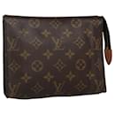 LOUIS VUITTON Monogram Poche Toilette 19 Pouch M47544 LV Auth 130708 - Louis Vuitton