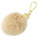 Louis Vuitton Fluffy Mink Fur Bag Charm Keychain